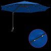 vidaXL Garden Parasol Azurblau 248 x 248 x 148 cm Polyester and Steel