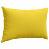 vidaXL Sofa Pillows 2 pcs Light Yellow 60 x 40 cm Fabric