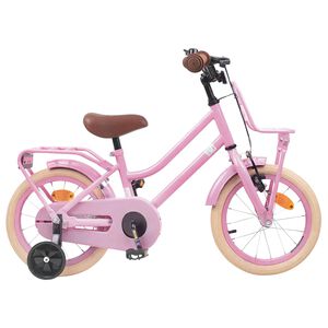 vidaXL Kids Bike 12 Inches for 2-4 Years Old Light Pink