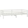 vidaXL Day Bed without Mattress White Solid Wood Pine 90x200cm