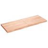 vidaXL Table Top Light Brown 160x60x(2-6) cm Treated Solid Wood Oak