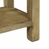 vidaXL Console Table Natural Grey 110 x 30 x 80 cm Solid Mango Wood