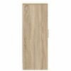 vidaXL Shoe Cabinet Sonoma Oak 32x35x92 cm Engineered Wood