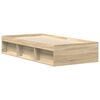 vidaXL Bed Frame without Mattress Sonoma Oak 100x200 cm