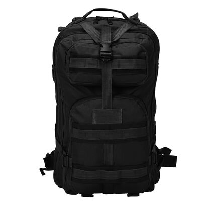 vidaXL Army-Style Backpack 50 L Black