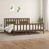 vidaXL Bed Frame without Mattress Brown Solid Wood Pine Super King Size