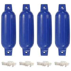 vidaXL Boat bumpers 2.25 kg 41 x 11.5 cm Blue PVC