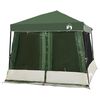 vidaXL Camping Tent Set 2 pcs 5-Person Green Taffeta and Fabric