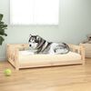 vidaXL Dog Bed 105.5x75.5x28 cm Solid Wood Pine