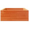vidaXL Garden Planter Wax Brown 110x60x23 cm Solid Wood Pine