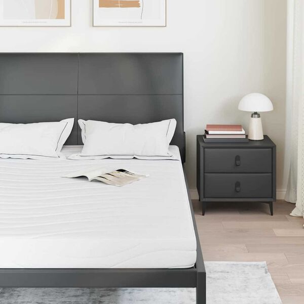 vidaXL Mattress White 140 x 200 cm Gel Memory Foam