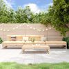 vidaXL 4 Piece Garden Lounge Set Solid Wood Pine