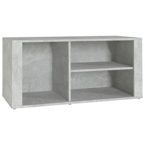 vidaXL Shoe Cabinet Concrete Grey 100x35x45 cm Engineered Wood