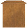 vidaXL Outdoor Storage Box Rusty 80 x 50.5 x 50 cm Steel