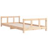 vidaXL Kids Bed Frame 90x200 cm Solid Wood Pine