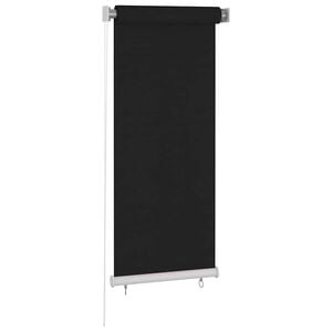 vidaXL Outdoor Roller Blind 65(W)x140(H) cm Black