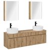 vidaXL Bathroom Cabinet Set 5 pcs Artisan Oak Engineered Wood