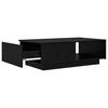 vidaXL Coffee Table Black Oak 95 x 55 x 31 cm Engineered Wood