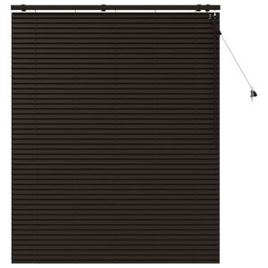 vidaXL Venetian Blind Dark Brown 140 x 160 cm 35 mm