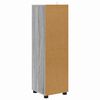 vidaXL Bathroom Cabinet Grey Sonoma 30.5 x 30 x 101 cm Engineered Wood