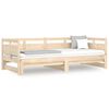 vidaXL Pull-out Day Bed without Mattress Solid Wood Pine 2x(90x200) cm