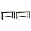 vidaXL Dining Bench 100 x 32.5 x 48.5 cm 2 pcs