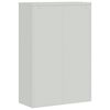 vidaXL File Cabinet Light Grey and Dark Grey 90x40x140 cm Steel