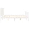 vidaXL Bed Frame without Mattress White 160x200 cm Solid Wood Pine