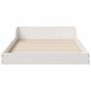 vidaXL Bed Frame White 100 x 200 cm Solid Pine Wood