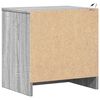 vidaXL Bedside Cabinets with LED Lights 2 pcs Grey Sonoma Engineered Wood