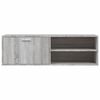 vidaXL TV Cabinet Grey Sonoma 120x34x37 cm Engineered Wood