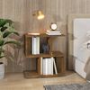 vidaXL Bedside Cabinet Smoked Oak 50x30x51.5 cm Engineered Wood