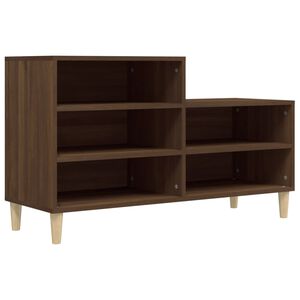 vidaXL Shoe Cabinet Brown Oak 102x36x60 cm Engineered Wood