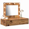 vidaXL Dressing Table Brown 83 x 40 x 70 cm Engineered Wood