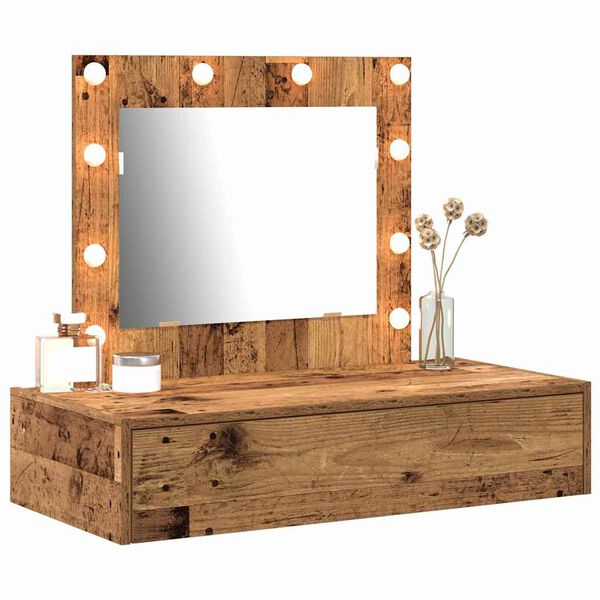 vidaXL Dressing Table Brown 83 x 40 x 70 cm Engineered Wood