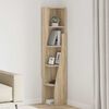 vidaXL Corner Cabinet Sonoma Oak 27.5x27x140cm Engineered Wood