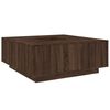vidaXL Coffee Table Brown Oak 100x100x40 cm Engineered Wood