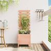 vidaXL Garden Planter with Rack 39x39.5x114 cm Solid Wood Douglas