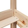 vidaXL Bookcase Bed without Mattress 90x190 cm Single Solid Wood Pine