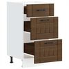 vidaXL Kitchen Base Cabinet Lucca Brown Oak Engineered Wood
