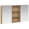 vidaXL Bathroom Cabinet Set 3 pcs 90 x 10.5 x 50 cm Engineered wood