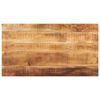 vidaXL Table Top 120x60x2.5 cm Rectangular Solid Wood Rough Mango