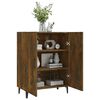 vidaXL Sideboard Smoked Oak 70x34x90 cm Engineered Wood