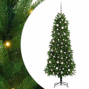 vidaXL Christmas Tree with 300 LEDs with Stand Green 240 cm PE