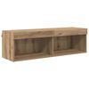 vidaXL TV Wall Units with LED 6 pcs Artisan Oak Engineered Wood