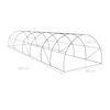 vidaXL Greenhouse 27m² 900x300x200 cm