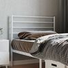 vidaXL Metal Headboard White 80 cm