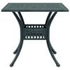 vidaXL 3 Piece Bistro Set Green Cast Aluminium