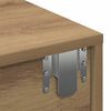 vidaXL Wall Shelf with Drawers Artisian Oak 100x36x19 cm Engineered Wood
