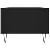 vidaXL Coffee Table Black 90x50x36.5 cm Engineered Wood